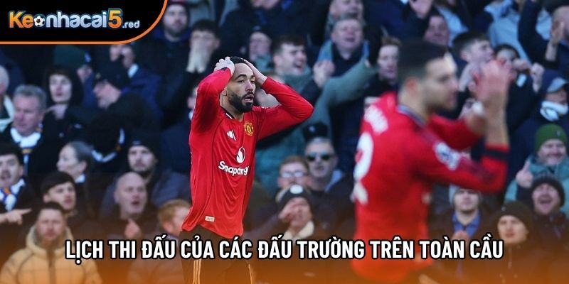 Lịch thi đấu của các đấu trường trên toàn cầu Lịch thi đấu của các đấu trường trên toàn cầu